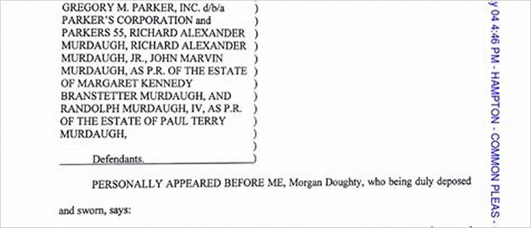 Morgan doughty affidavit
